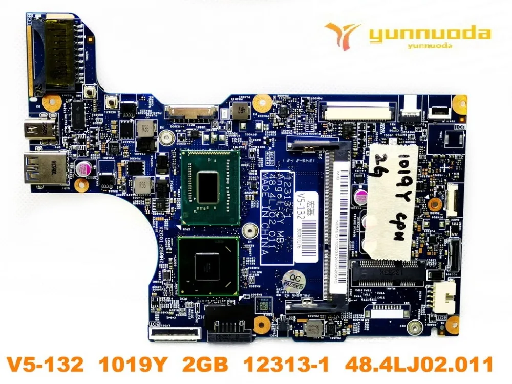 Оригинальный Для ACER V5 132P Материнская плата ноутбука 132 1019Y 2 Гб 12313 1 48.4LJ02.011
