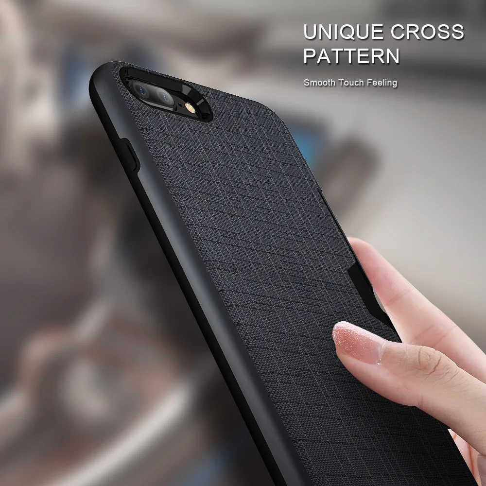 Luxury Card Slot Cover For iPhone 6 6S 7 8 Plus Phone Case Hybrid Credit Pocket Armor XS Max XR X |