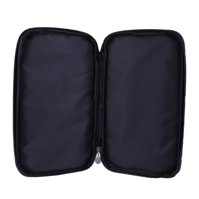 

Table Tennis Racket Case Rectangular Oxford Cloth Waterproof Dust-proof Zipper Steel Ring Ping Pong Bat Storage Bag Training