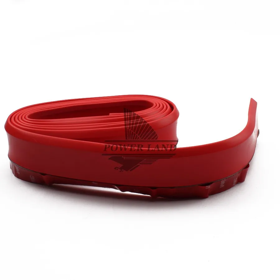 Красный 2 5 м резиновый защитный разветвитель для переднего бампера кузовной