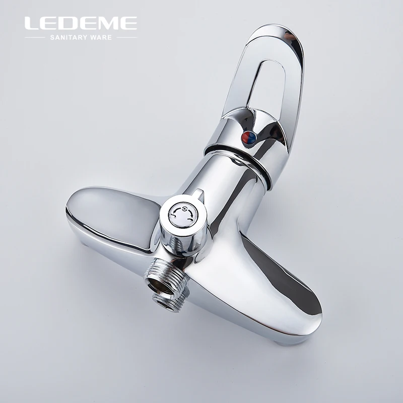 LEDEME смеситель для ванны набор душа медный душ тела с насадкой ABS Длинный Носик