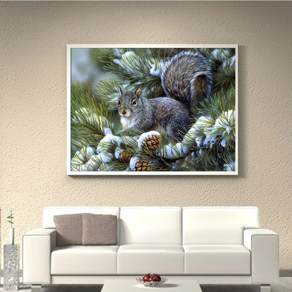 Embroidery Paintings Rhinestone Pasted DIY Diamond Painting Decoration plastic embroidery craft painting full of diam | Дом и сад