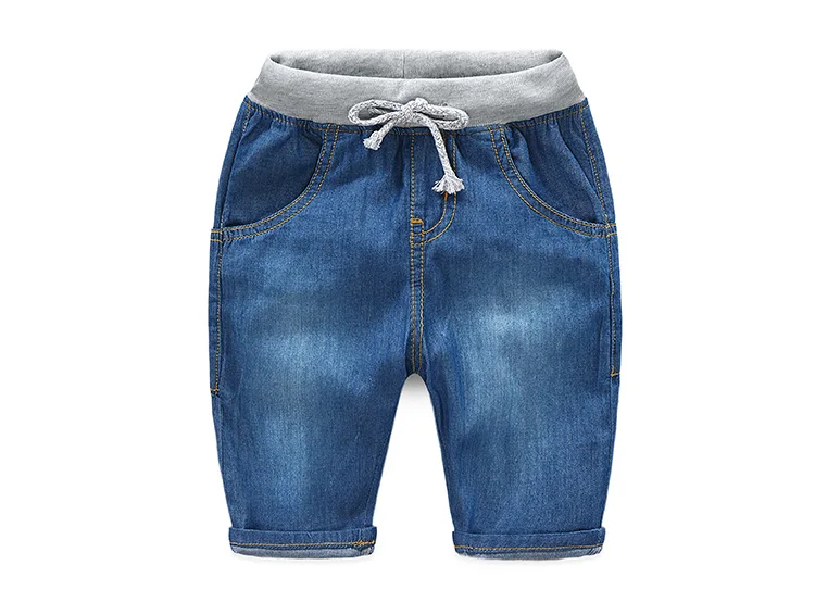 Детские шорты 2017 новые летние джинсы для мальчиков корейские штаны малышей