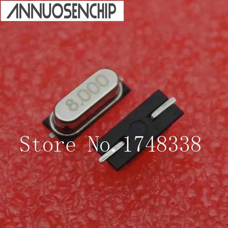 100 шт./лот 8 m 000 МГц 49 SMD пластырь пассивная кристальная Вибрация 49SMD | Обустройство