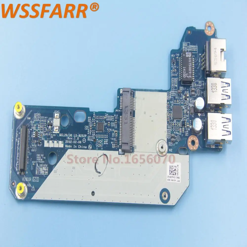 Оригинальная плата для портов Dell Vostro 3560 V3560 USB 3 0 82PYC 082PYC QCL20 QCL30 LS 8252P