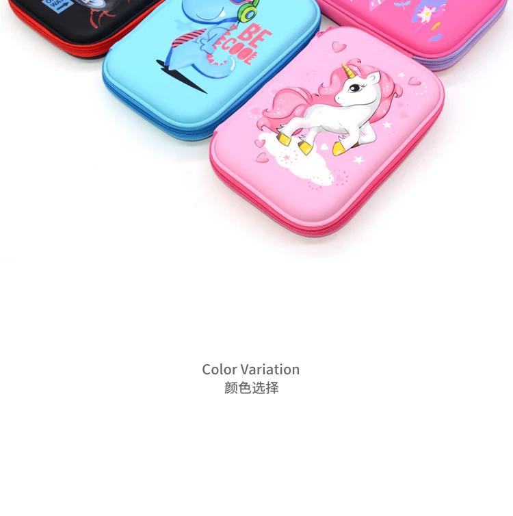 Pencil Case School EVA Trousse Scolaire Stylo Box Cute Unicorn Kawaii Astucci Estuches Lapices Etui Pennen Girls Stationery