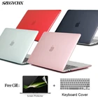 Прозрачный жесткий чехол для ноутбука Macbook Air Pro Retina 12 13 15 13,3, новая сенсорная панель для Macbook New Air 13 A1932 2018, чехол