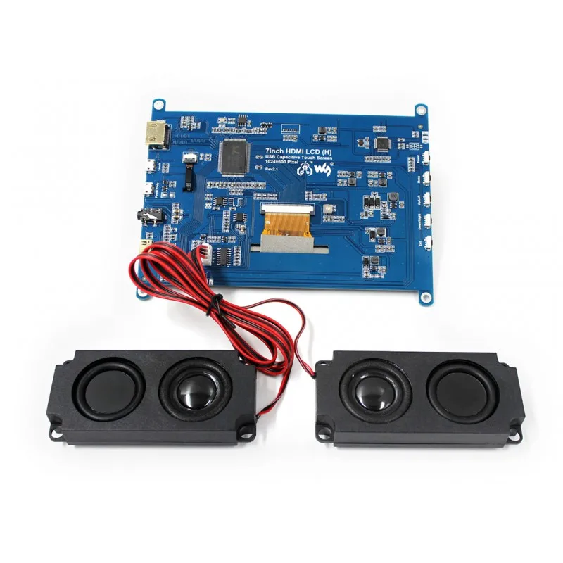 Raspberry pi 7 дюймовый HDMI LCD 1024x600 IPS емкостный сенсорный экран для RPI поддерживает