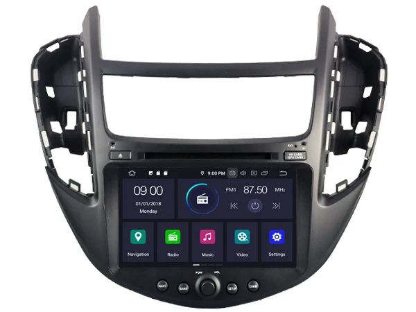 Четырехъядерный Android 9 0 автомобильный dvd-плеер для CHEVROLET TRAX 2013 аудио мультимедиа gps