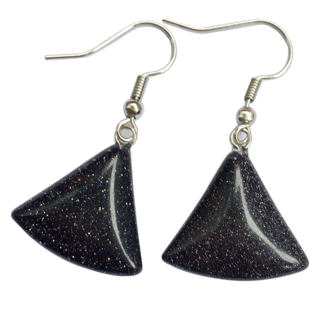 Howlite Золотые камни Голубой песок опал Малахит вишня цвет треугольник бусины