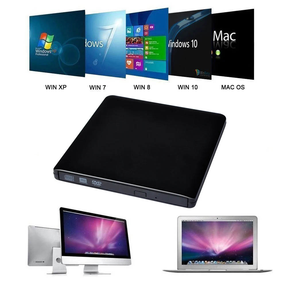 USB 3 0 внешний CD/DVD проигрыватель оптический привод DVD RW устройство записи