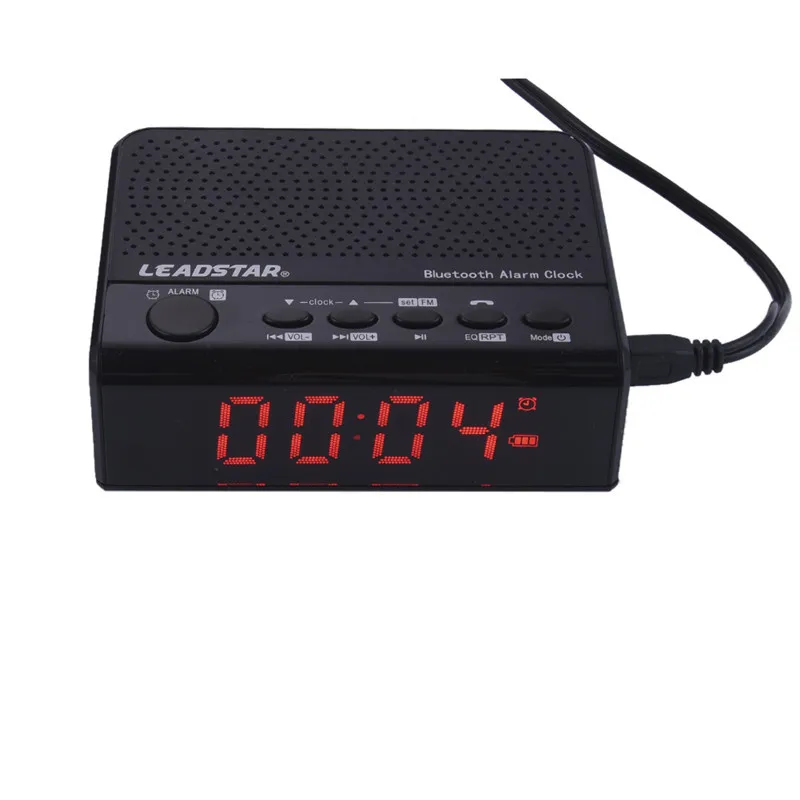 Беспроводные bluetooth-колонки светодиодный сабвуфер Будильник-часы fm-радио будильник TF MP3 аудио USB зарядка телефон громкой связи