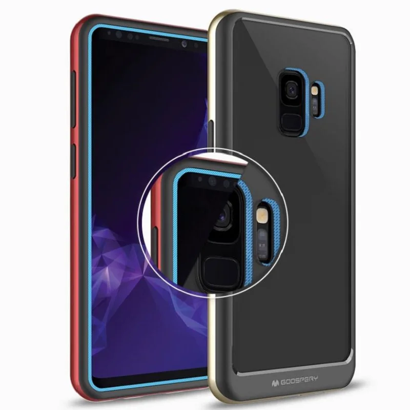 Mercury goospery бампер X чехол для IPHONE 11 PRO MAX XR XS 7 8 PLUS прозрачный Гибридный
