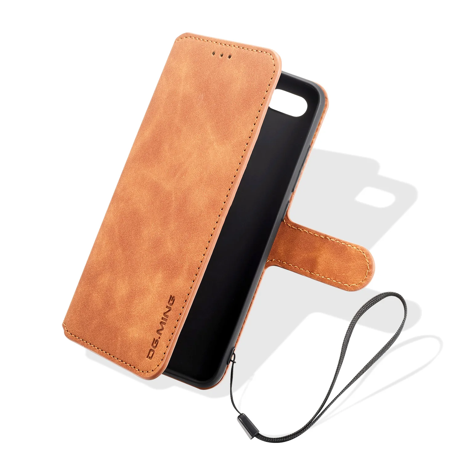 Чехол-книжка с подставкой для Xiaomi mi 8 Lite в стиле ретро из искусственной кожи, чехол-кошелек с отделениями для карт, полный противоударный чехол для mi 8 Lite