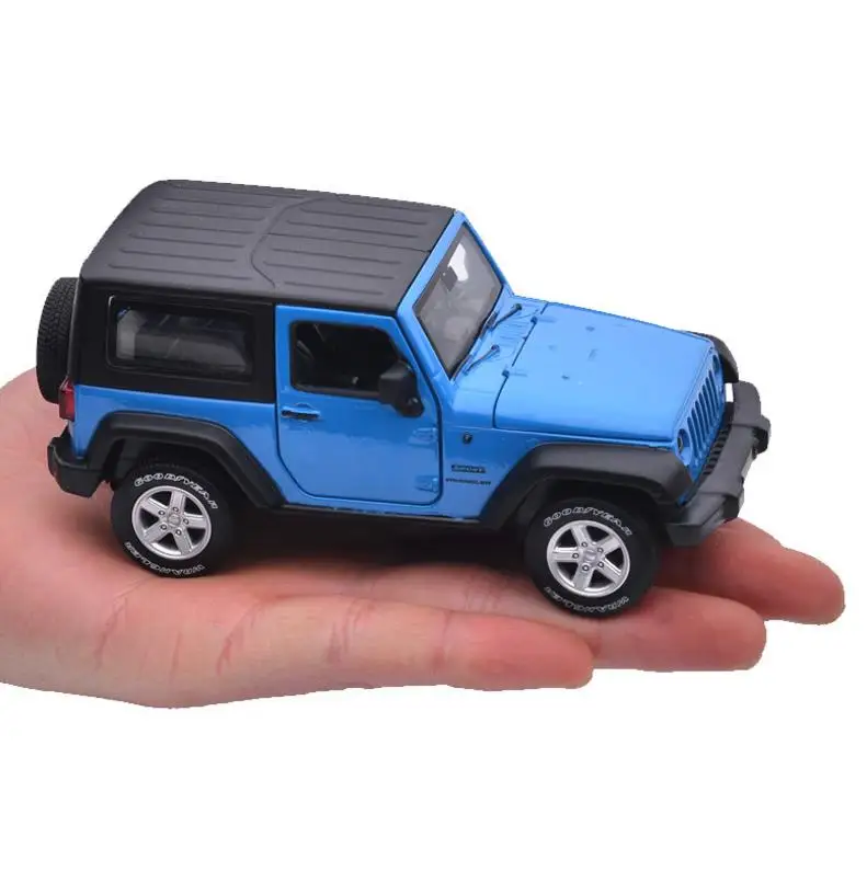 1:32 звук и свет Wrangler SUV Коллекция Модель автомобиля сплав тянуть назад автомобиль