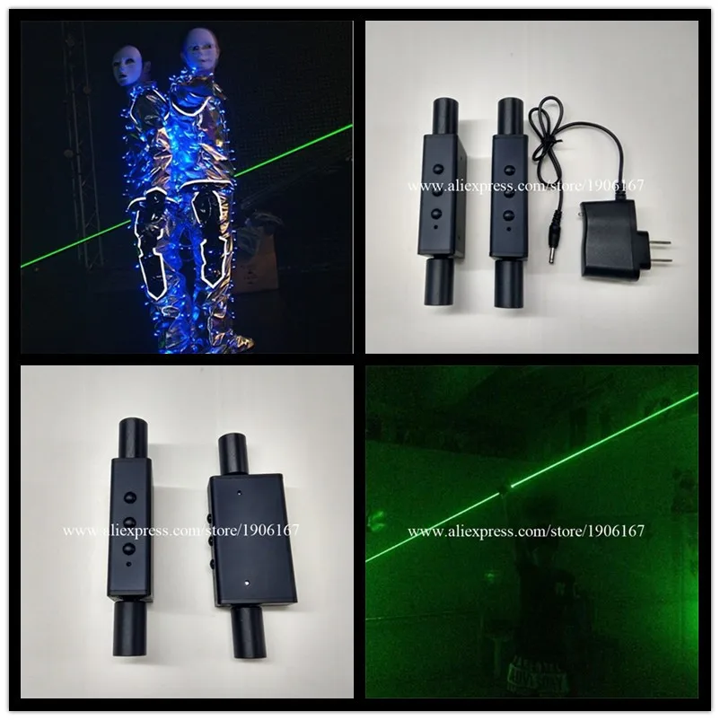 Новый дизайн супер яркий лазерный меч Wecool лазер ручной работы с 2 зелеными