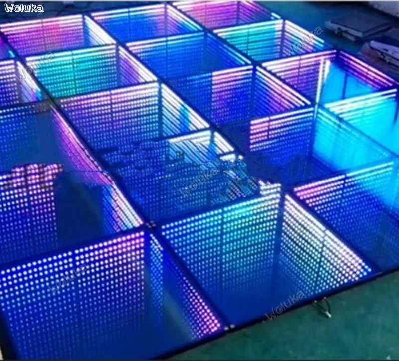 4 шт. 3D зеркало танцпол маленький прозрачный бар медленный встряхивание прыжок