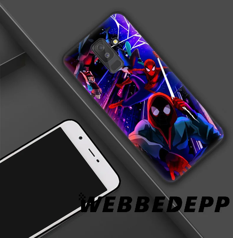 WEBBEDEPP Spider Man Into the Verse Soft TPU Silicone Case for Samsung Galaxy S10 S10e S9 S8 Plus S7 S6 Edge &amp J6 Phone |