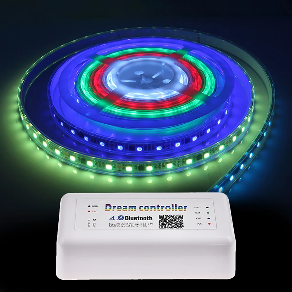 LAIDEYI DC5V-24V WS2811/WS2812/WS2801/SK6812 магический светильник контроллер светодиодный цифровой цветной Bluetooth музыкальный контроллер