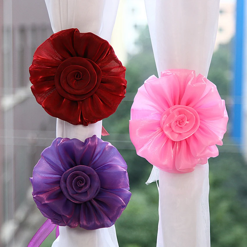 Подсолнечное масло розы Форма окна Шторы пряжка с кружевом детская одежда милая