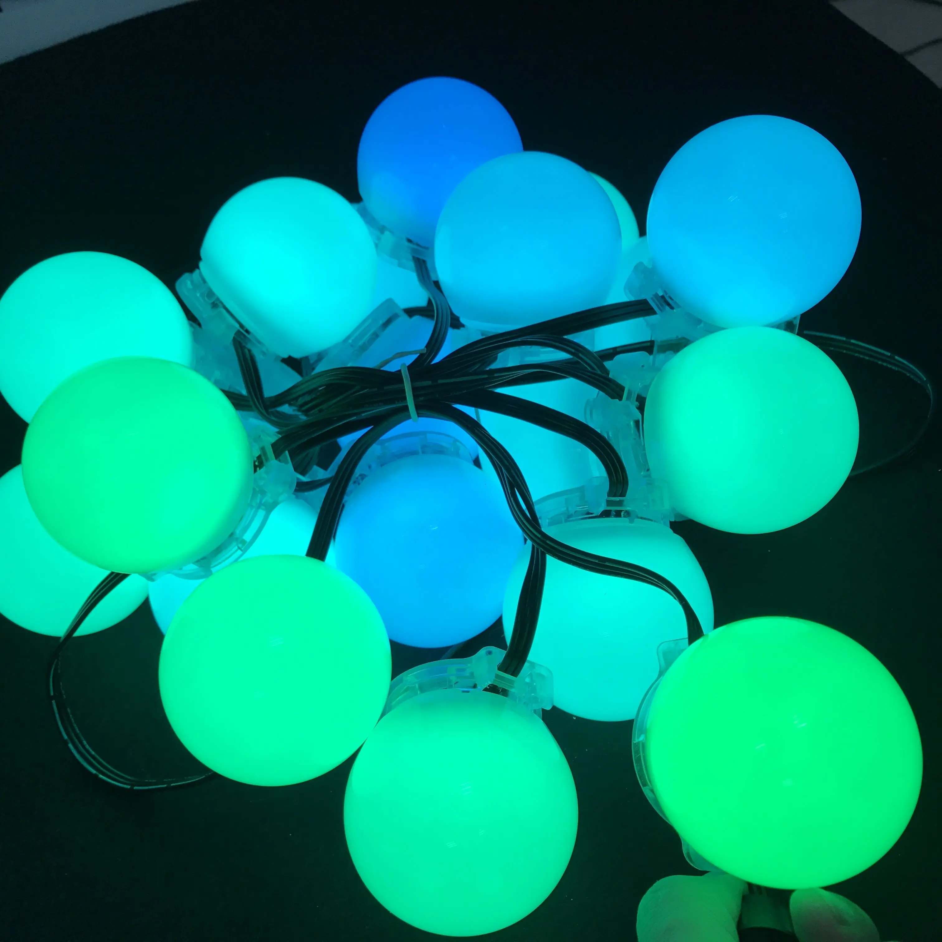 Адресуемый RGB Полноцветный DC24V UCS1903 пиксельный модуль IP68 Номинальный 60 мм Диаметр