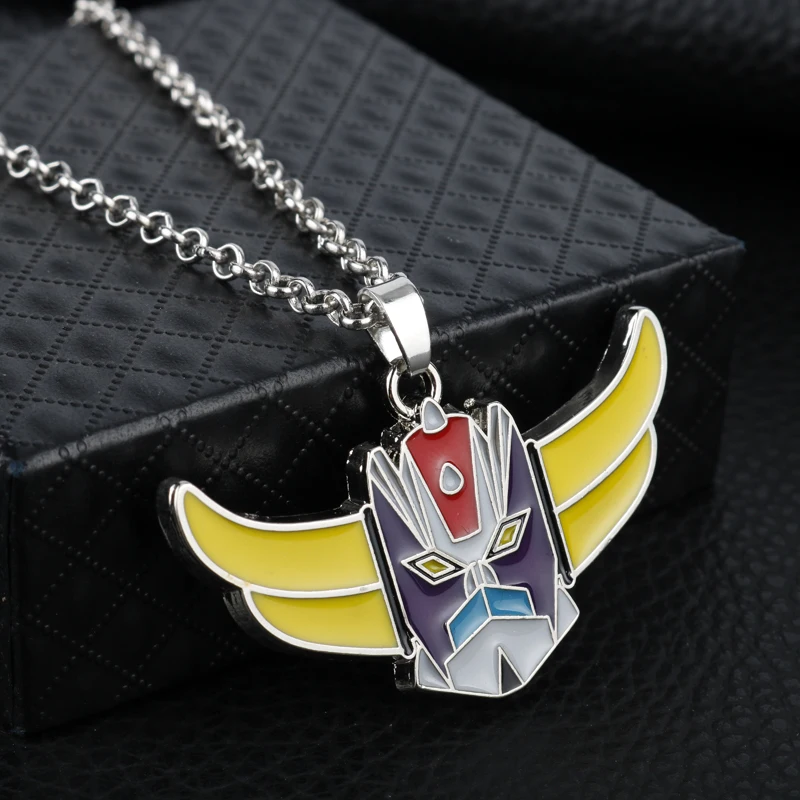 Аниме ювелирные изделия ожерелье НЛО робот грендар Мультяшные кулоны ожерелья