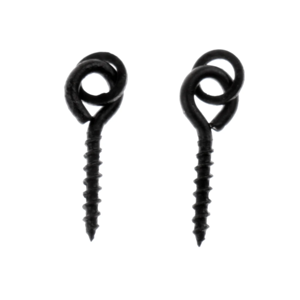 20 x с бусинами крючок остановки + 10 шт. винтов для наживки установки Карп