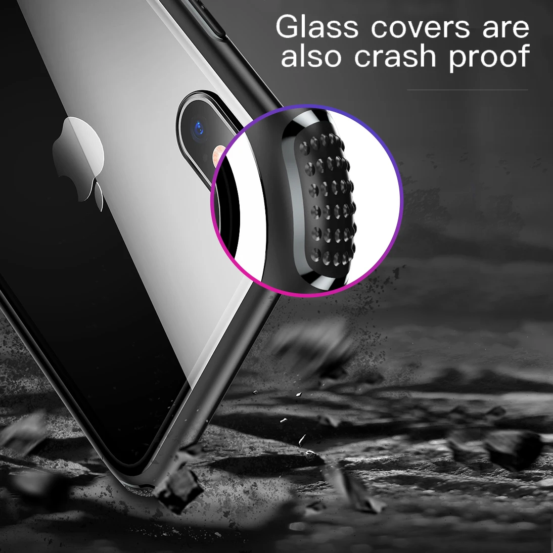 Роскошный стеклянный чехол Baseus для iPhone Xs Max XR, защитный чехол из закаленного стекла для iPhone Xsmax XR Capinhas Fundas