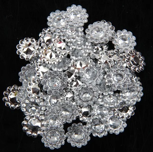 2000 шт 10 мм прозрачные акриловые кнопки пластиковый Подсолнечник пуантбэк задняя