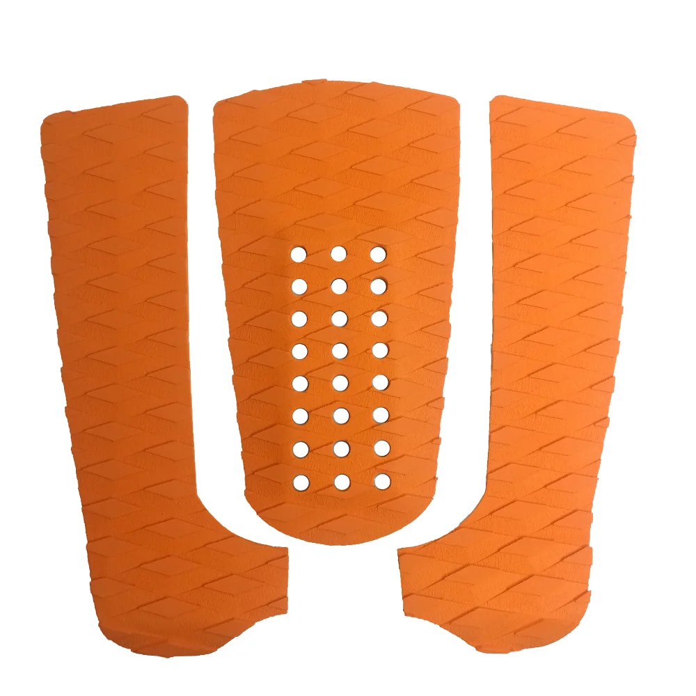 Orange Тяговые подушки для серфинга накладки для доски для серфинга EVA пена палубная накладка Грип скимборд клей Грипсы все доски - Цвет: Orange