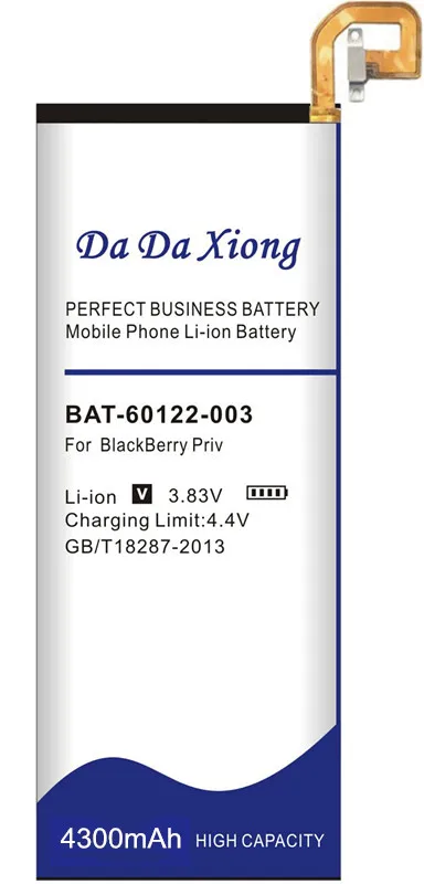 4300mAh BAT 60122 003 мобильный телефон аккумулятор для BlackBerry Priv запасная батарея