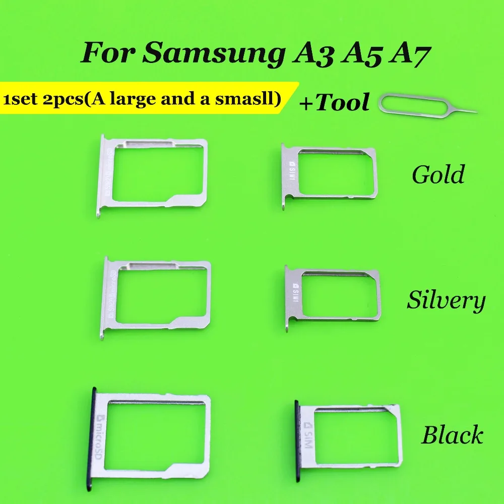 

1 комплект, слот для SIM-карты Micro SD и Samsung Galaxy A3 A5 A7