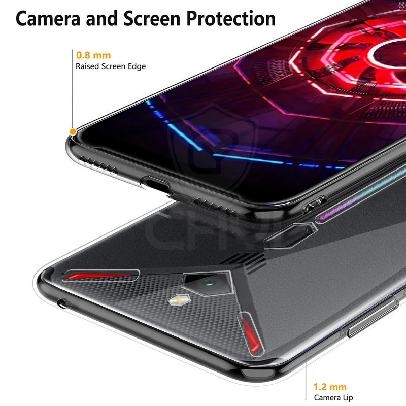 chyi case for ZTE nubia Red Magic 3 clear transparent soft back cover protective coque mars |