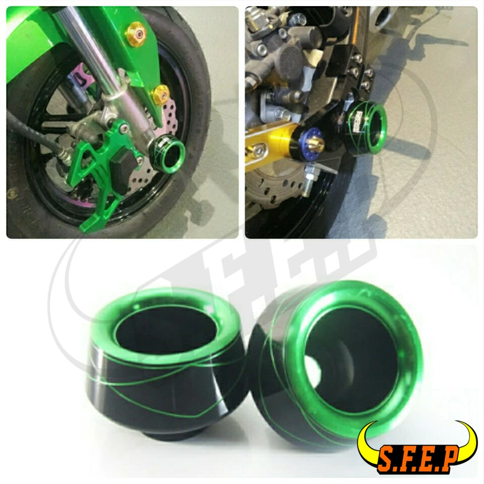 Универсальный Мотоцикл с ЧПУ Передняя Задняя вилка колеса защита от падения