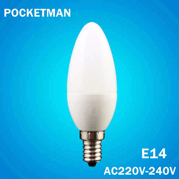 2 шт. светодиодный лампа свечи канделябры E27 светильник свет SMD2835 AC110V 220 В Люстра