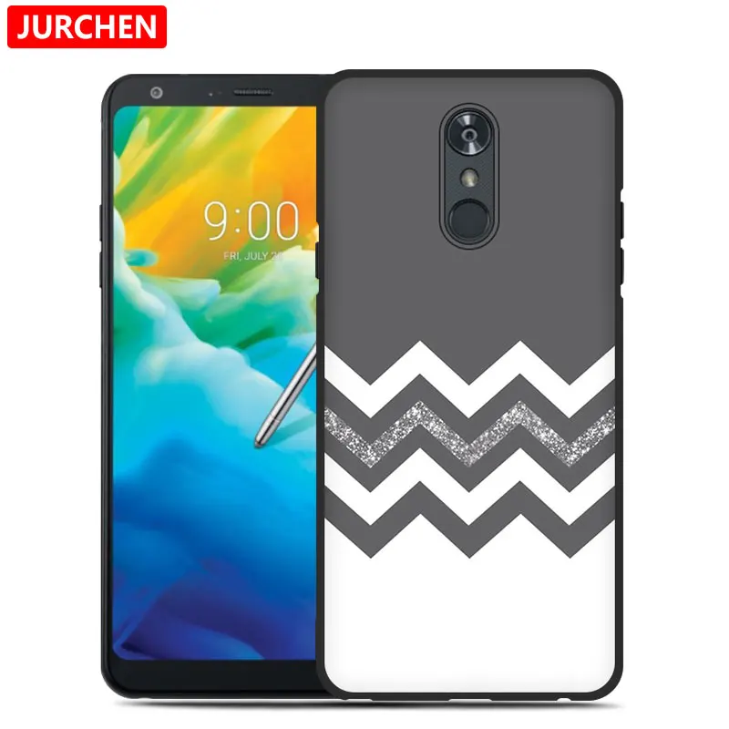 Ультратонкий чехол JURCHEN с рисунком для LG Stylo 5 Stylo5, задняя крышка, милые собака и кошка, мягкий чехол из ТПУ для LG Stylo 5, чехол для телефона - Цвет: 44