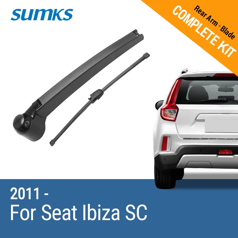 

SUMKS Rear Wiper & Arm for SEAT Ibiza SC 2011 2012 2013 2014 2015 2016 2017