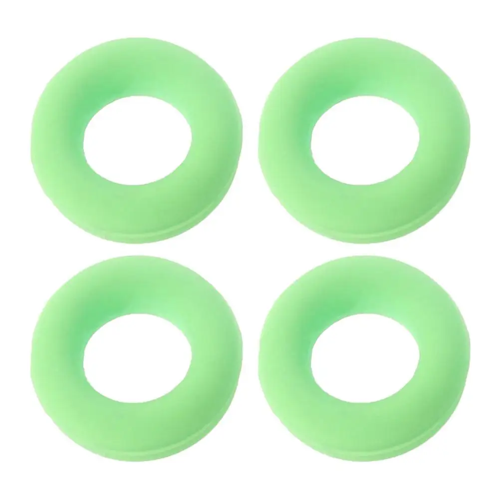 Green Очки, крючки для ушей, круглые, противоскользящие, силиконовые ручки, очки, спортивные дужки - Цвет: Green