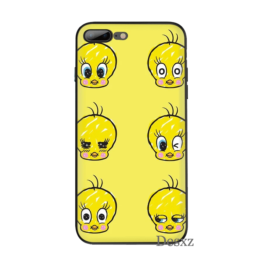B1 Мобильный чехол для телефона для iPhone 11 Pro XR X XS Max iPhone 6 6S 7 8 Plus 5 5S SE чехол мультяшная Твити птица пиолин чехол - Цвет: B1