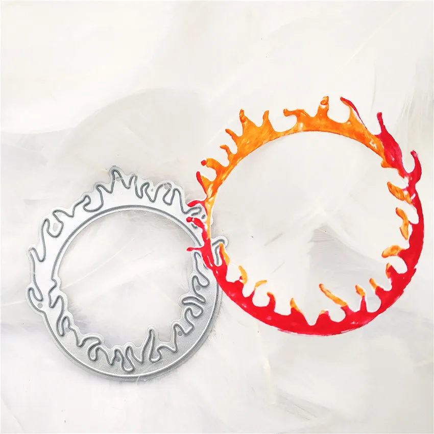 PANFELOU The Fire dance Скрапбукинг DIY тиснение форма в виде карты бумажные металлические