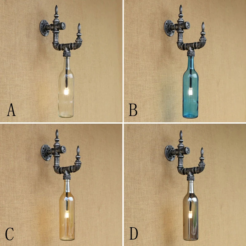 Винтажный светильник в стиле лофт G4 настенная лампа с выключателем для гостиной