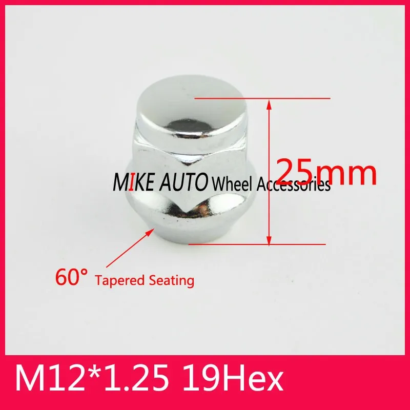 1 шт./компл. детская гайка с кольцом M12 X 25 мм длина Hex19 для колеса Nissan Suzuki|lug nuts|wheel lug