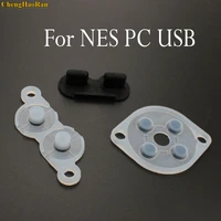 chenghaoran 1set 3 in 1 conductive rubber button d pad d pads for nintendo nes pc usb controller game console repair parts