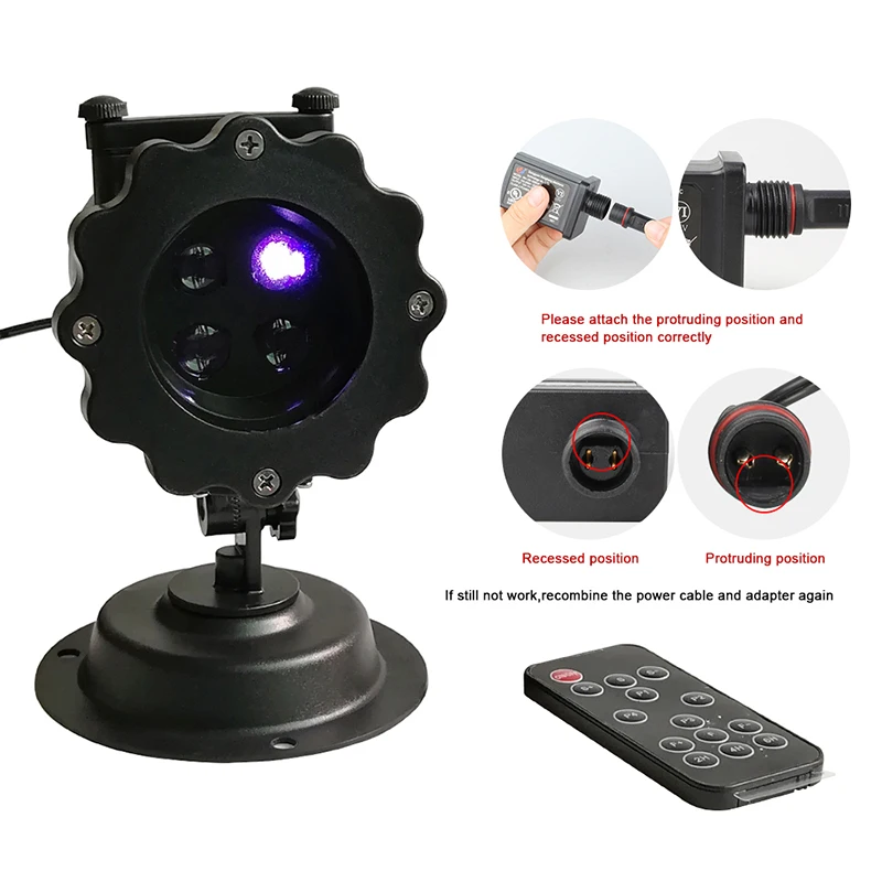 Рождественский лазер анимации проектор IP65 Indoor/открытый Рождественский лазерного Снеговик проектор 12 моделей свет лужайки