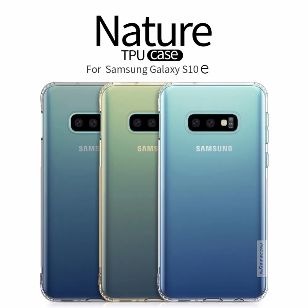 Ультратонкий чехол Nillkin из ТПУ для Samsung Galaxy S10e 0 6 мм силиконовый прозрачный |