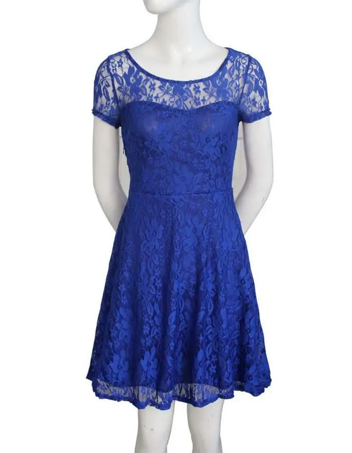 2019 летнее сексуальное кружевное короткое платье с подкладкой Abito in pizzo Vestido de encaje