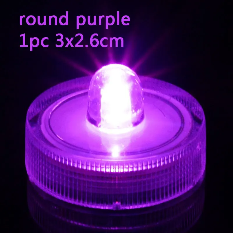 C-round purple Портативный солнечный внешний светильник водонепроницаемый светодиодный светильник s для свадебной вечеринки, дня рождения, студенческий USB светильник s DIY Рождественский источник питания - Цвет: C-round purple
