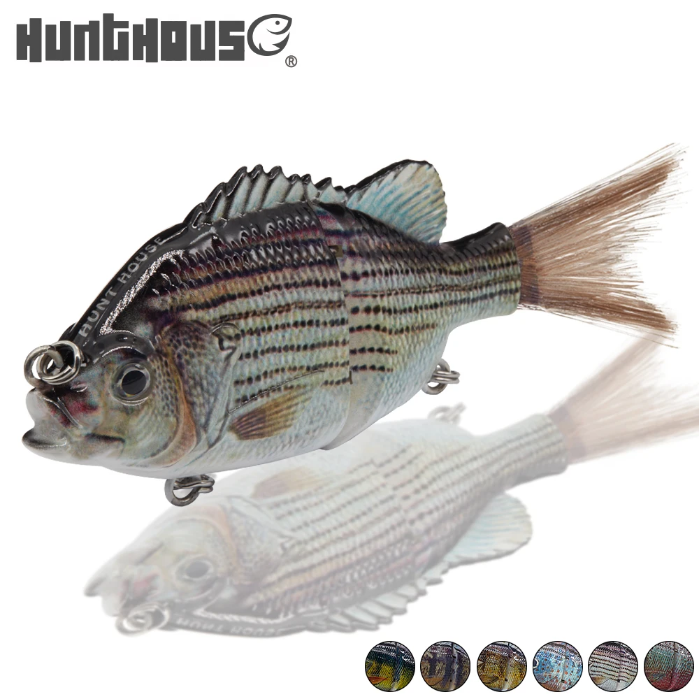 Hunthouse многосекционные приманки для ловли рыбы 13 см 38 г воблеры Swimbait твердая