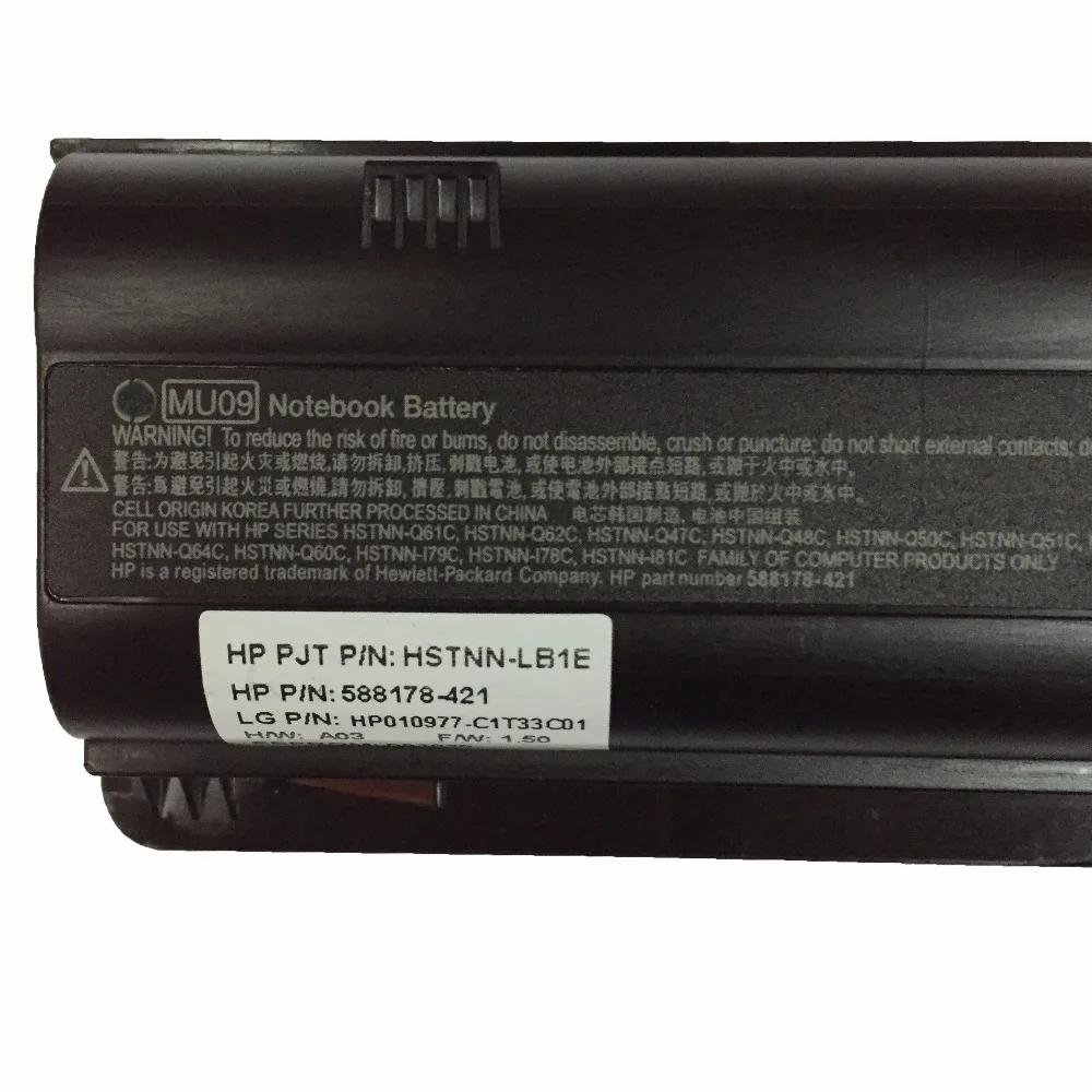 11 1 v 100Wh MU09 Оригинальный Новый ноутбук Батарея для струйного принтера HP Pavilion G4 G6 G7