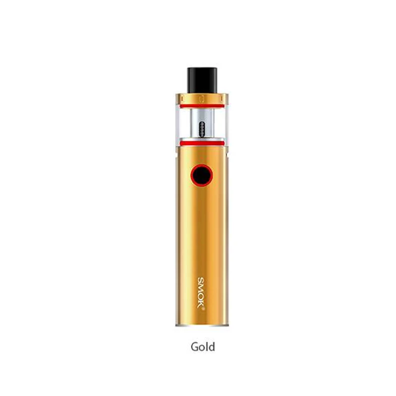 Golden Набор Smok Vape Pen 22 с батареей 1650mah Танк непротекания 0.3ohm Двухспиральный испаритель Наб - Цвет: Golden